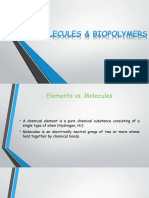 Biomolecules and Biopolymers