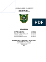 Laporan Akhir Praktikum Hidrolika