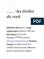 Tuer Les Étoiles Du Rock - Wikipédia