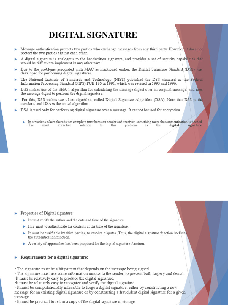 Understanding Digital Signatures and DSA | PDF | Public Key ...