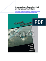 Staffing Organizations Canadian 2nd Edition Heneman Test Bank