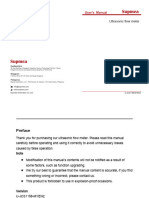 MANUAL CD26 CAUDALÍMETRO PORTÁTIL Ultrasonic Flowmeter User Manual Supmea