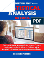 Statistical Analysis in Excel by Golden MCpherson