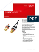 Cartridge Pressure Switch Type ACB and CCB: Data Sheet