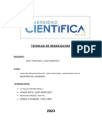 Caso de Negociación de Joint Venture 1-2