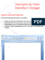 Basics of User Interface Design