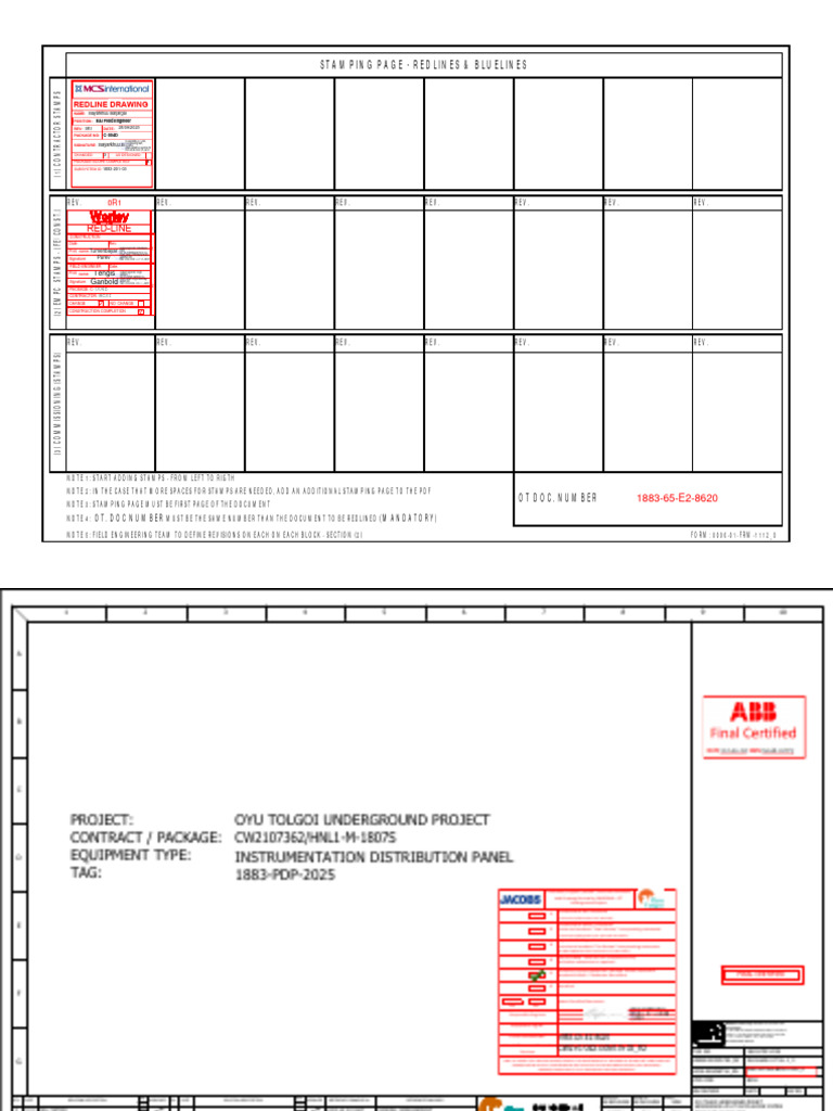 Redline Markup Procedures for Drawings | PDF