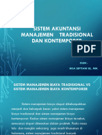 Sistem Akuntansi Manajemen Tradisional dan Kontemporer