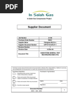 Supplier Document: in Salah Gas Compression Project