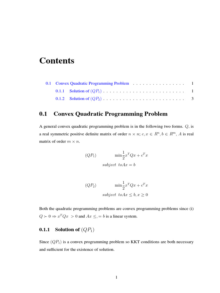 Quadratic Programming For Portfolio Management | PDF | Basis (Linear ...
