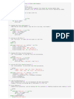 CSV File Handling