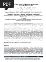 Energy Efficient On Hybrid Self-Powered Mobile Towers Based On IoT