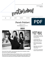Farah Pahlavi - Interview Magazine