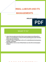 Abnormal Labour and Its Managements