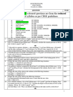 Question Bank Cbse Previous Years