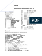 Prepositions of Place - 58206