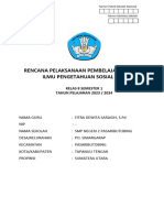 RPP 1 Lembar IPS Kelas 8 Semester 1