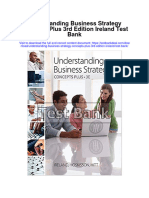Understanding Business Strategy Concepts Plus 3rd Edition Ireland Test Bank