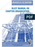 Policy Manual On Chapter Organization