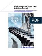 Advanced Accounting 6th Edition Jeter Solutions Manual