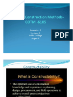 Advanced Constructio Methods Lecture 2