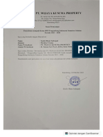 Surat Pernyataan Dari PT. Wijaya Kusuma Property