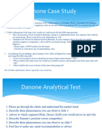 Danone Case Study and Analytical Test