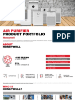 Honeywell Air Purifier Product Portfolio