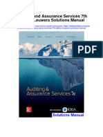 Auditing and Assurance Services 7th Edition Louwers Solutions Manual