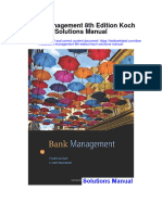 Bank Management 8th Edition Koch Solutions Manual