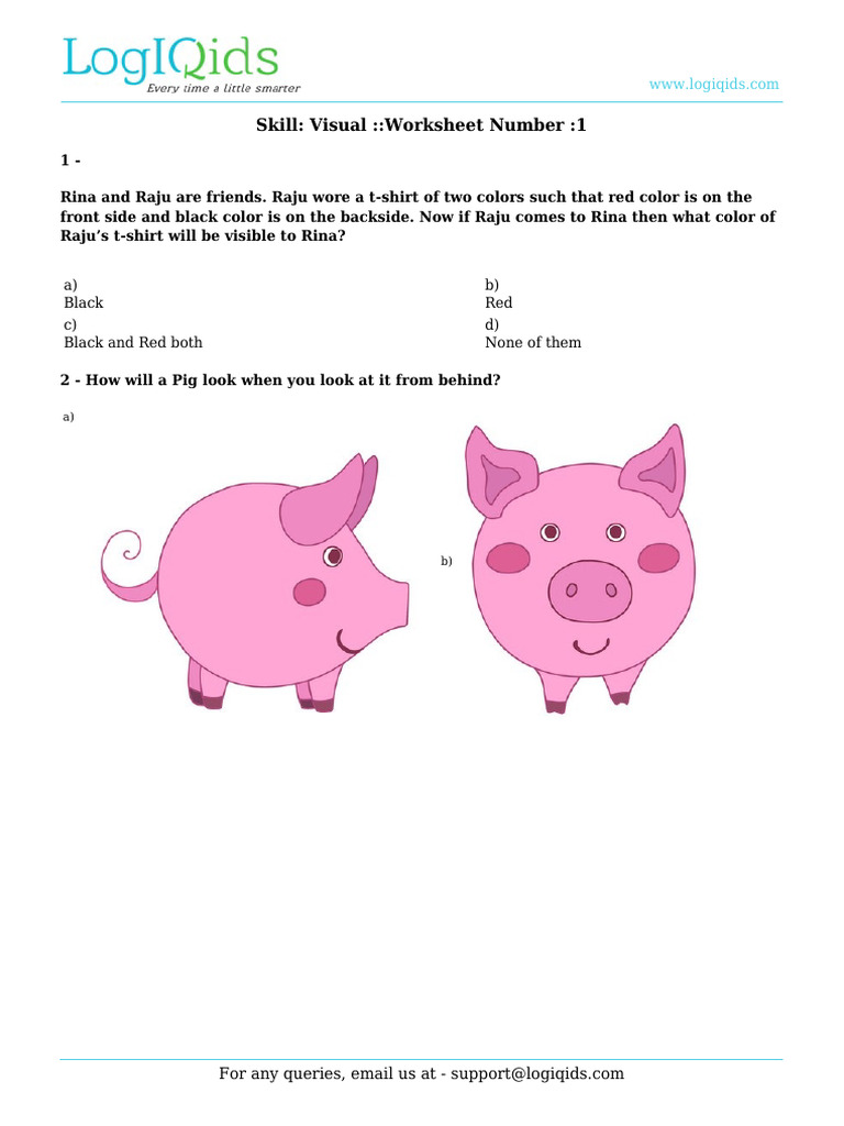 Logicquids KG Worksheet17 | PDF | Euclidean Geometry | Geometric Objects