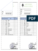 29 - Kartu Setoran Al Quran