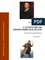 Conan Doyle Aventure Shoscombe Old Place