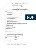 Examen 3°G 2da Etapa