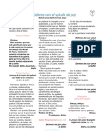 Salúdense Con El Saludo de Paz: Antífona de Entrada