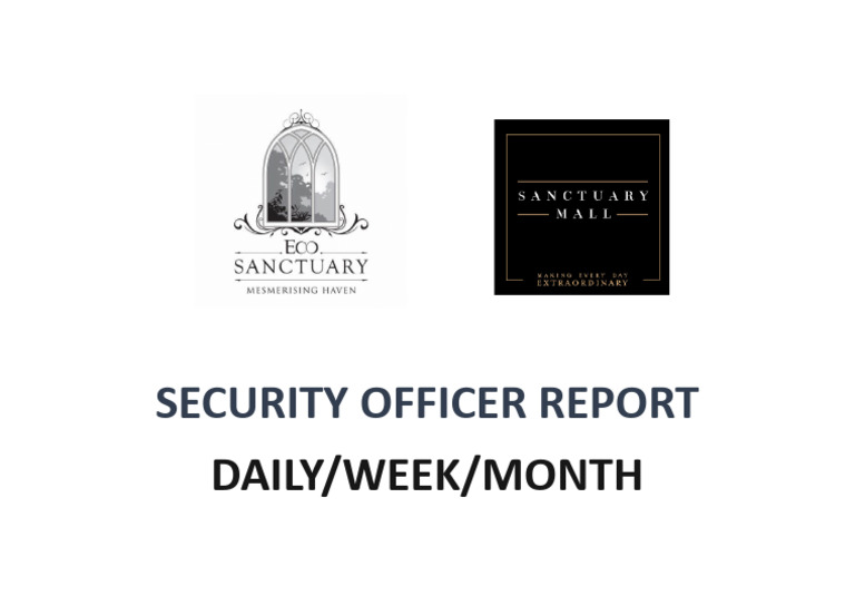 Security Officer Checklist Kulit Mall | PDF