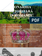 Monarhia Autoritara in Romania