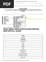 Sega Mega Drive Switchless Region Mod Install Guide - Consoles Unleashed