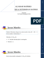 Invers Dan Determinan Matriks - Almat - 2023