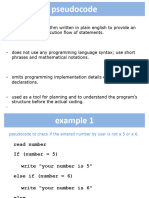 Lecture - Notes - II Pseudocode