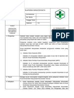 Sop Pelaporan Indikator Mutu 2023