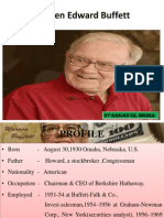 Warren Edward Buffett: By-Ranjan Kr. Mishra