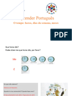 Aprender Português - Tempo