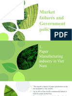 Market Failures and Government Policy