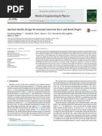 Optimal Needle Design For Minimal Insertion Force and Bevel Length