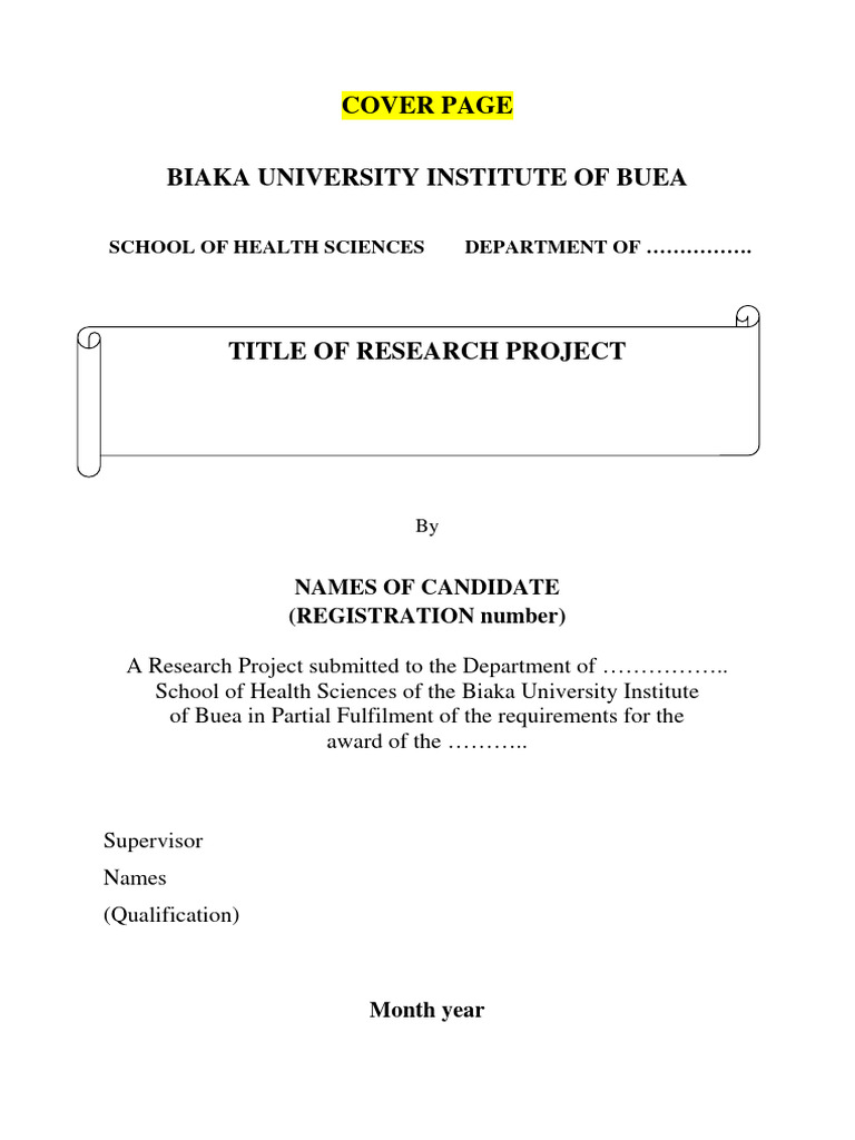 Biaka University Health Sciences Research | PDF | Science | Cognition