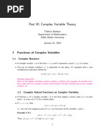 Part III Complex Analysis