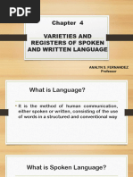 Linguistic Registers Explained | PDF