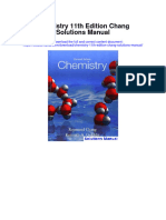 Chemistry 11th Edition Chang Solutions Manual
