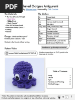 Octopus Crochet Pattern - v1